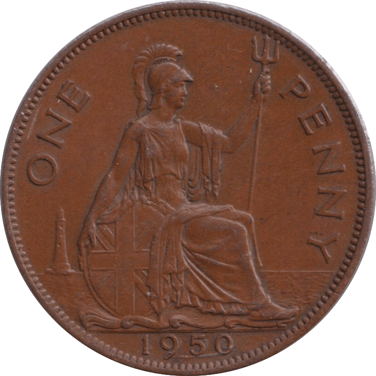 1950 PENNY ( AUNC ) - PENNY - Cambridgeshire Coins
