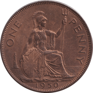 1950 PENNY ( BU ) - PENNY - Cambridgeshire Coins