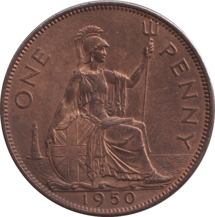 1950 PENNY ( BU ) - PENNY - Cambridgeshire Coins
