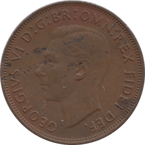 1950 PENNY ( EF ) 8 - PENNY - Cambridgeshire Coins
