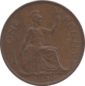 1950 PENNY ( EF ) - PENNY - Cambridgeshire Coins