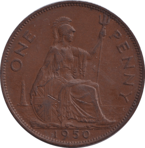 1950 PENNY ( EF ) - PENNY - Cambridgeshire Coins