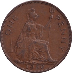 1950 PENNY ( EF ) - PENNY - Cambridgeshire Coins