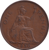 1950 PENNY ( EF ) - PENNY - Cambridgeshire Coins