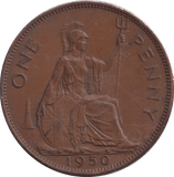 1950 PENNY ( EF ) - PENNY - Cambridgeshire Coins