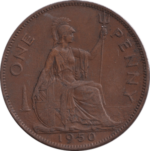 1950 PENNY ( EF ) - PENNY - Cambridgeshire Coins