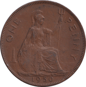 1950 PENNY ( EF ) - PENNY - Cambridgeshire Coins