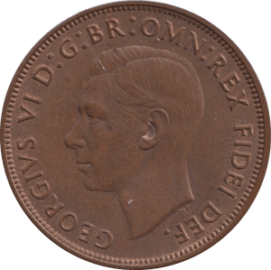 1950 PENNY GEORGE VI ( EF ) - PENNY - Cambridgeshire Coins