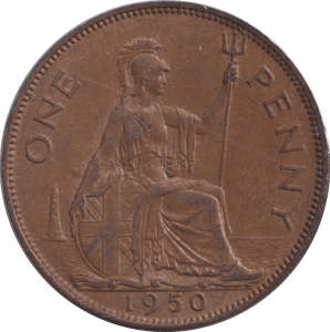 1950 PENNY ( GVF ) 6 - PENNY - Cambridgeshire Coins