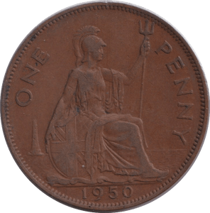 1950 PENNY ( GVF ) - PENNY - Cambridgeshire Coins