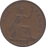 1950 PENNY ( GVF ) - PENNY - Cambridgeshire Coins