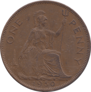 1950 PENNY ( GVF ) - PENNY - Cambridgeshire Coins
