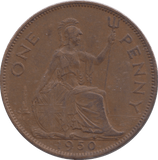 1950 PENNY ( GVF ) - PENNY - Cambridgeshire Coins