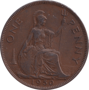 1950 PENNY ( GVF ) - PENNY - Cambridgeshire Coins