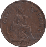 1950 PENNY ( GVF ) - PENNY - Cambridgeshire Coins