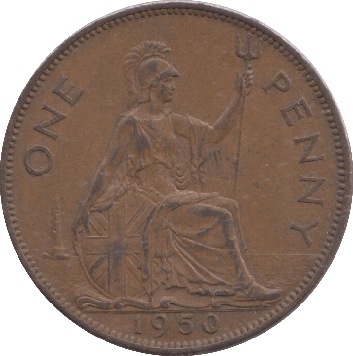 1950 PENNY ( UNC ) - PENNY - Cambridgeshire Coins