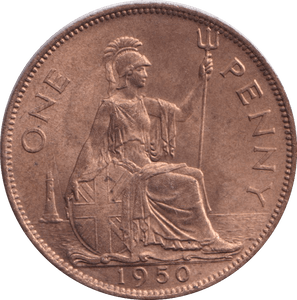 1950 PENNY ( UNC ) - Penny - Cambridgeshire Coins