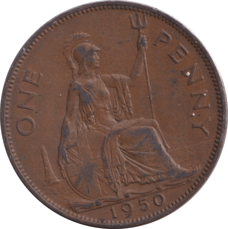 1950 PENNY ( VF ) 2 - PENNY - Cambridgeshire Coins