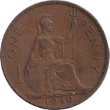 1950 PENNY ( VF ) - PENNY - Cambridgeshire Coins