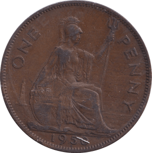1950 PENNY ( VF ) - PENNY - Cambridgeshire Coins