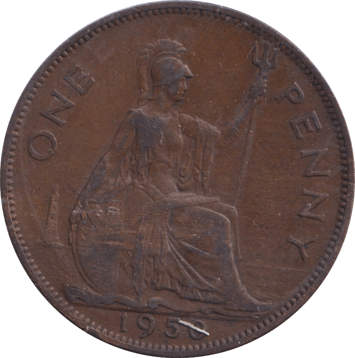 1950 PENNY ( VF ) - PENNY - Cambridgeshire Coins