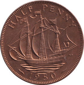 1950 PROOF HALF PENNY - HALFPENNY - Cambridgeshire Coins