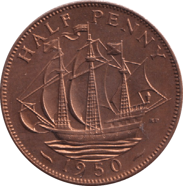1950 PROOF HALF PENNY - HALFPENNY - Cambridgeshire Coins