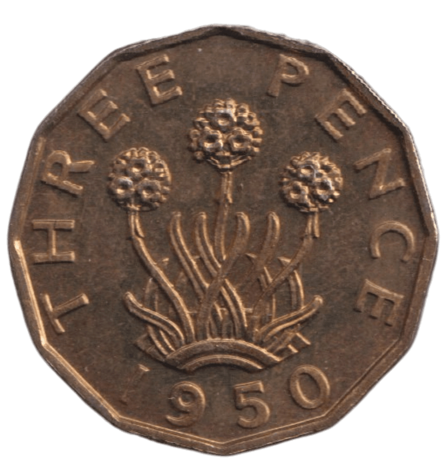 1950 PROOF THREEPENCE - THREEPENCE - Cambridgeshire Coins