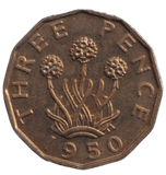 1950 PROOF THREEPENCE - THREEPENCE - Cambridgeshire Coins