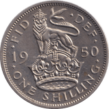 1950 SHILLING ( UNC ) - SHILLING - Cambridgeshire Coins