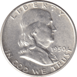 1950 SILVER HALF DOLLAR - WORLD COINS - Cambridgeshire Coins