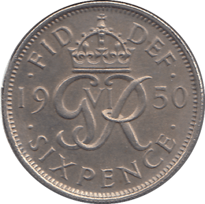 1950 SIXPENCE ( AUNC ) - SIXPENCE - Cambridgeshire Coins
