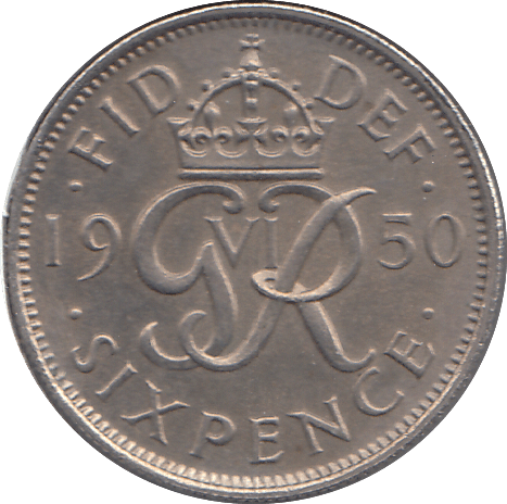 1950 SIXPENCE ( AUNC ) - SIXPENCE - Cambridgeshire Coins