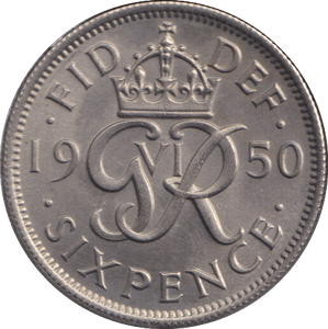 1950 SIXPENCE ( UNC ) - SIXPENCE - Cambridgeshire Coins