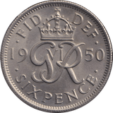 1950 SIXPENCE ( UNC ) - SIXPENCE - Cambridgeshire Coins