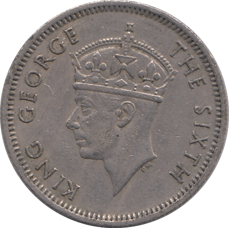 1950 TEN CENTS MALAYA - WORLD COINS - Cambridgeshire Coins