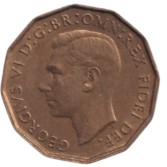 1950 THREEPENCE ( AUNC ) REF-29 - THREEPENCE - Cambridgeshire Coins