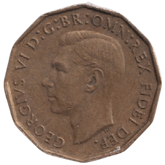 1950 THREEPENCE ( AUNC ) REF-37 - THREEPENCE - Cambridgeshire Coins