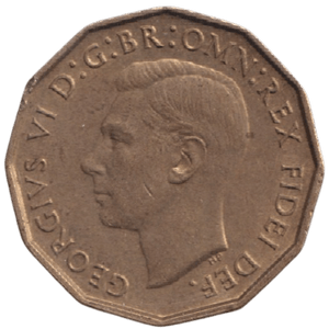 1950 THREEPENCE ( AUNC ) REF-39 - THREEPENCE - Cambridgeshire Coins
