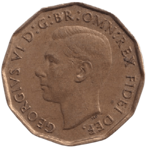 1950 THREEPENCE ( AUNC ) REF-40 - THREEPENCE - Cambridgeshire Coins