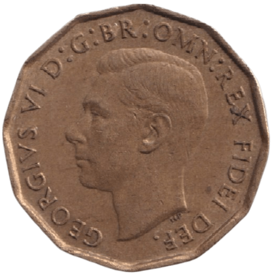 1950 THREEPENCE ( AUNC ) REF-40 - THREEPENCE - Cambridgeshire Coins