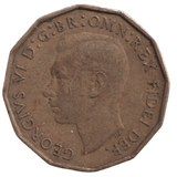 1950 THREEPENCE ( AUNC ) REF-41 - THREEPENCE - Cambridgeshire Coins