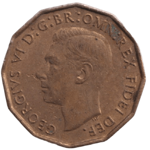 1950 THREEPENCE ( AUNC ) REF-42 - THREEPENCE - Cambridgeshire Coins