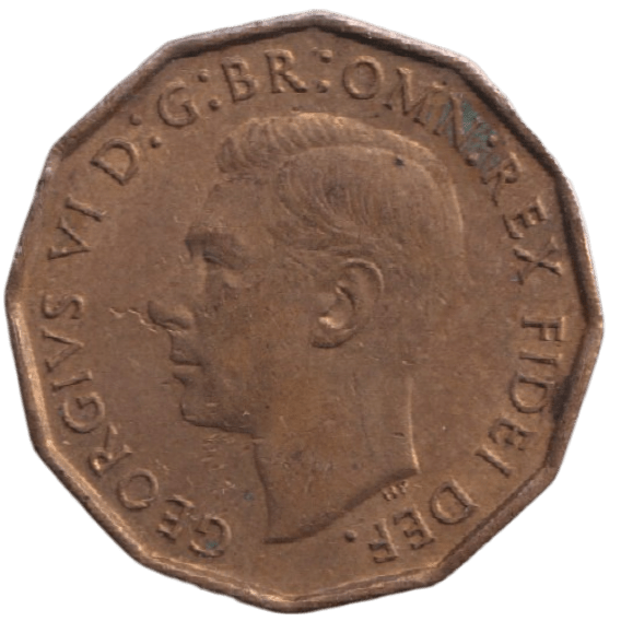 1950 THREEPENCE ( AUNC ) REF-42 - THREEPENCE - Cambridgeshire Coins