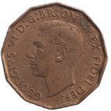1950 THREEPENCE ( AUNC ) REF-42 - THREEPENCE - Cambridgeshire Coins