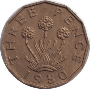 1950 THREEPENCE ( AUNC ) - THREEPENCE - Cambridgeshire Coins