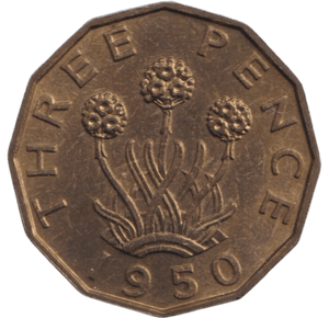 1950 THREEPENCE ( BU ) - THREEPENCE - Cambridgeshire Coins