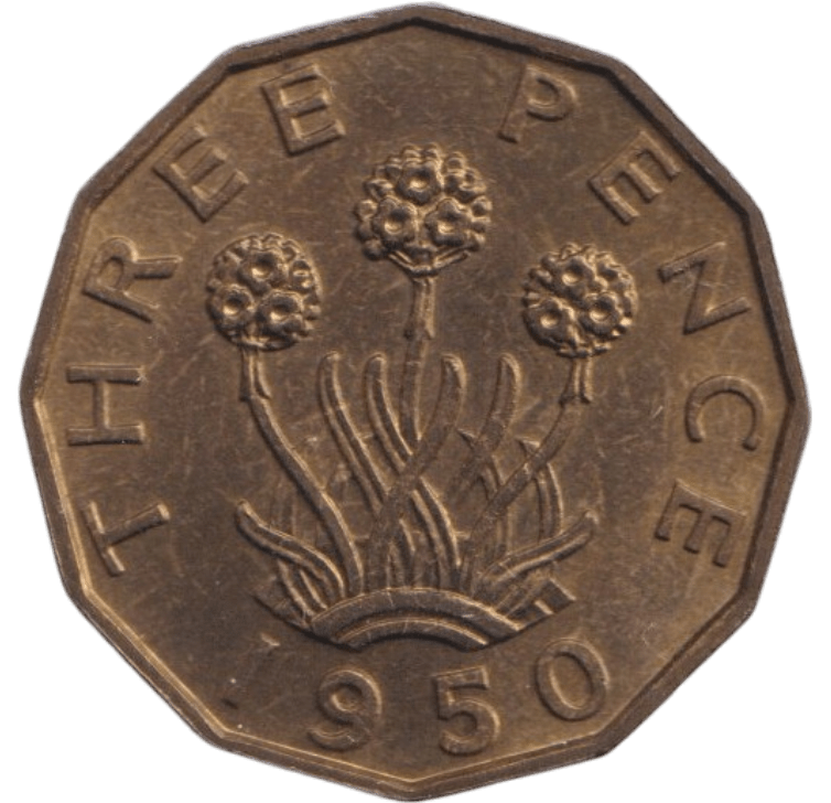 1950 THREEPENCE ( BU ) - THREEPENCE - Cambridgeshire Coins