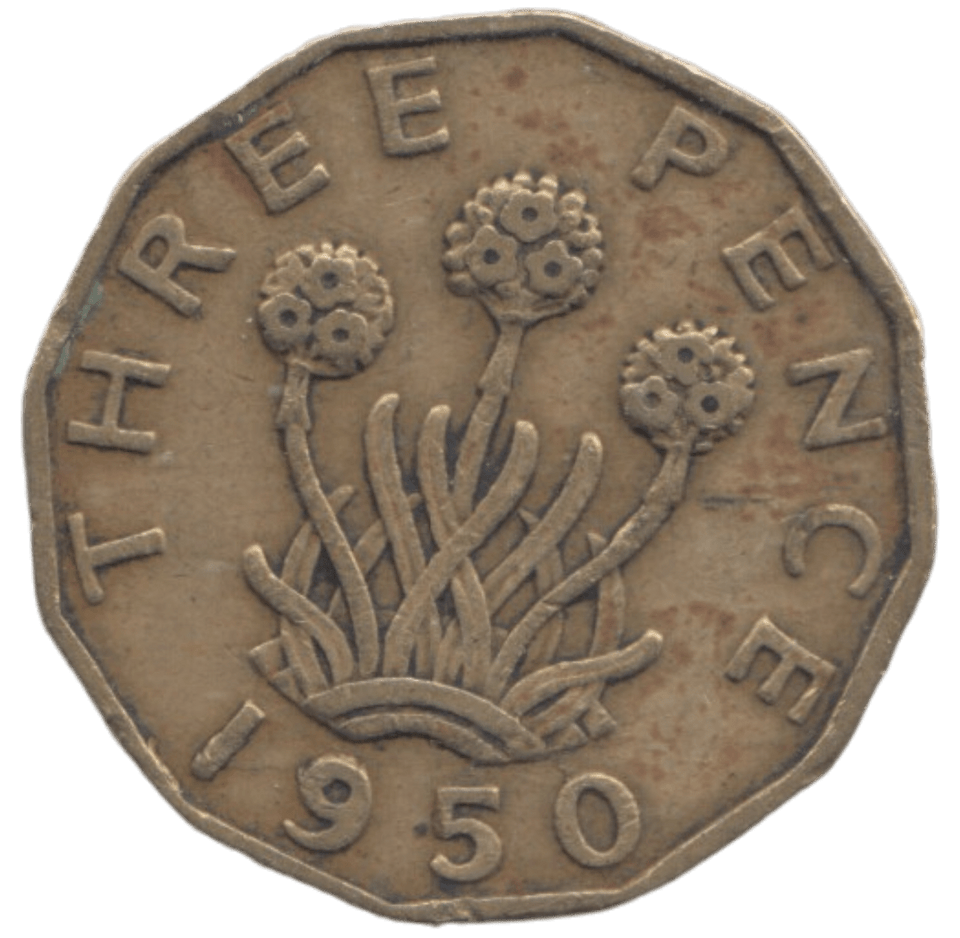 1950 THREEPENCE ( GF ) - THREEPENCE - Cambridgeshire Coins