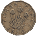 1950 THREEPENCE ( GF ) - THREEPENCE - Cambridgeshire Coins